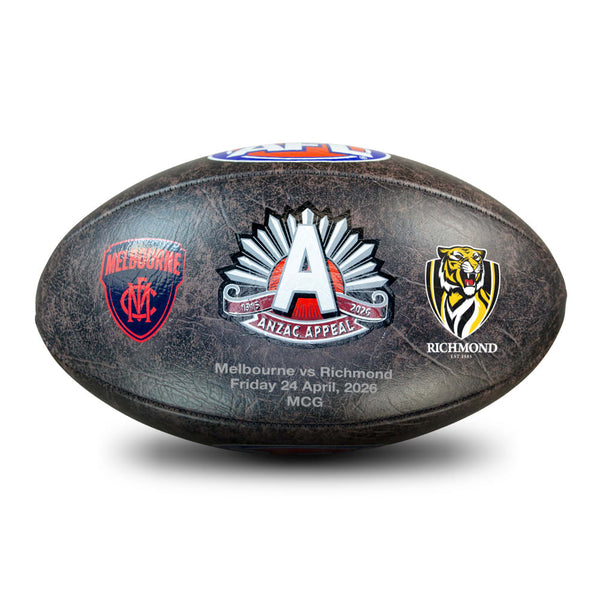 AFL Sherrin Anzac 2026 Eve Ball PVC size 5