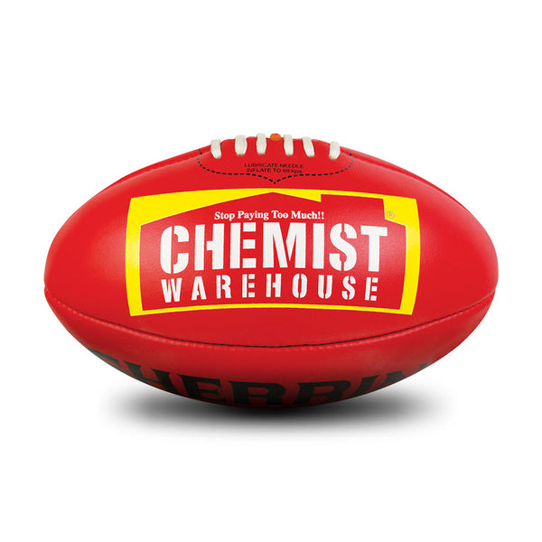 Sherrin Leather AFLW Replica Game Football Red size 4