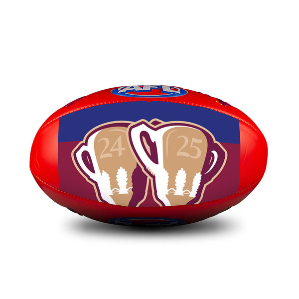 Brisbane Lions 2025 Premiers Sherrin Super Soft Touch Football size 3