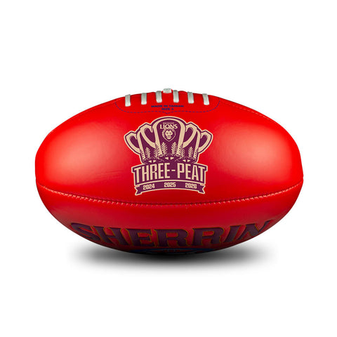 PREORDER - Brisbane Lions 2026 Premiers Sherrin Super Soft Touch Football size 3