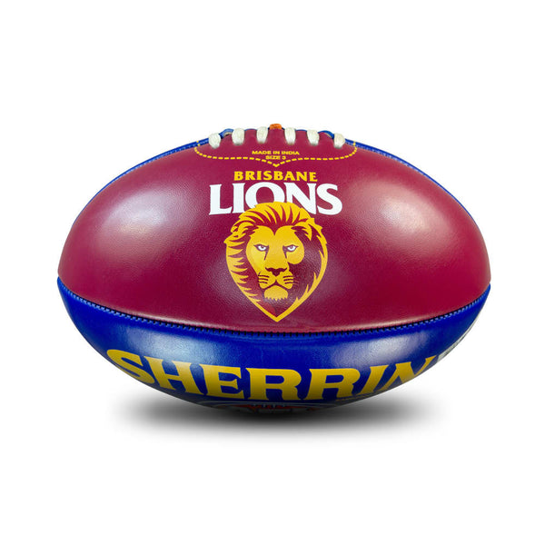 Brisbane Lions AFL Sherrin size 3 Team Icon Ball