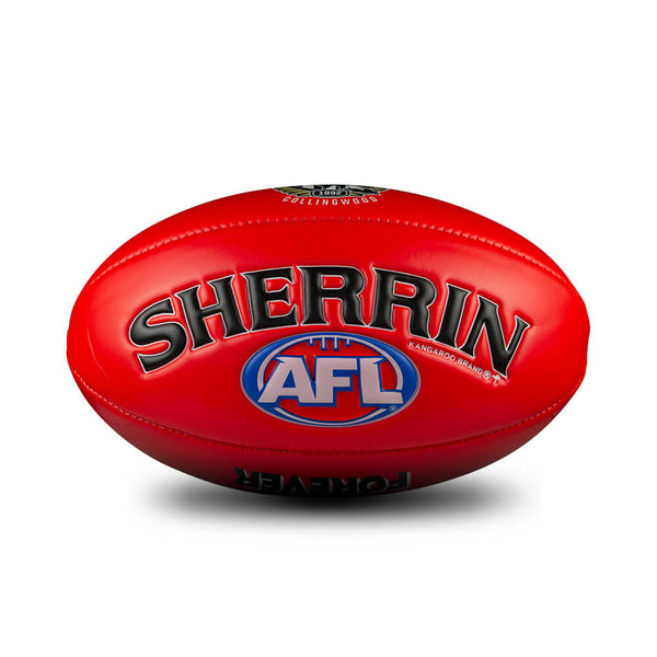 Collingwood Magpies Sherrin Super Soft Touch - Red Size 3