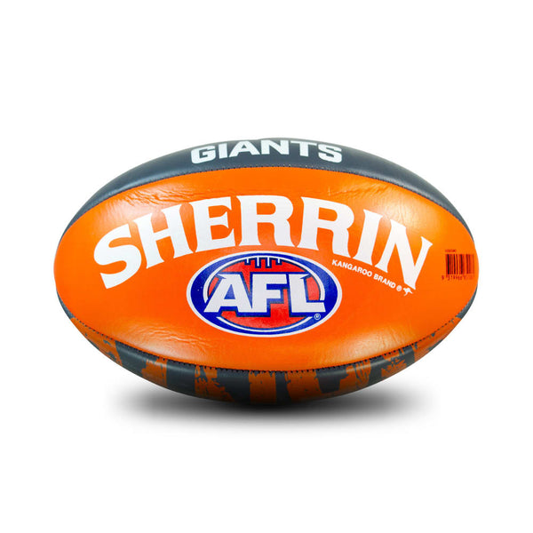 Greater Western Sydney GWS Giants AFL Sherrin size 3 Team Icon Ball