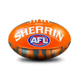 Greater Western Sydney GWS Giants AFL Sherrin size 3 Team Icon Ball
