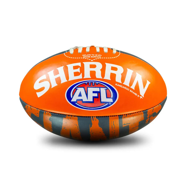 Greater Western Sydney GWS Giants AFL Sherrin size 3 Team Icon Ball