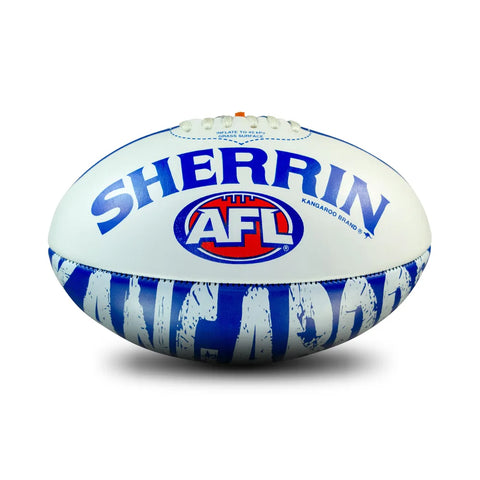 North Melbourne Kangaroos AFL Sherrin size 3 Team Icon Ball
