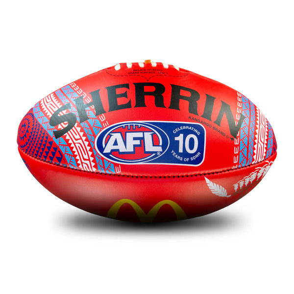 Sherrin 2025 SDNR Indigenous Leather Official Game Football size 5