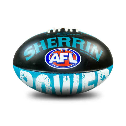 Port Adelaide Power AFL Sherrin size 3 Team Icon Ball