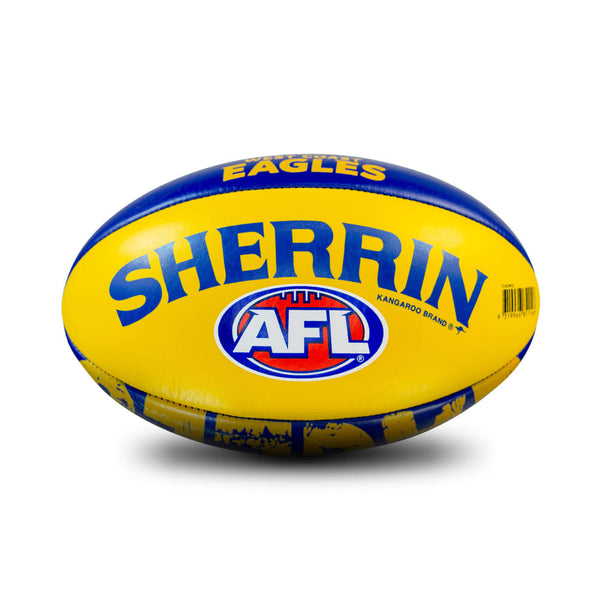 West Coast Eagles AFL Sherrin size 3 Team Icon Ball