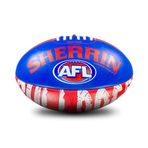 Western Bulldogs AFL Sherrin size 3 Team Icon Ball