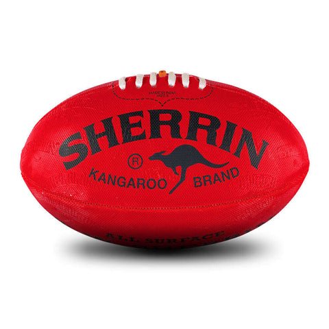 Sherrin KB Synthetic All Surface Football Red