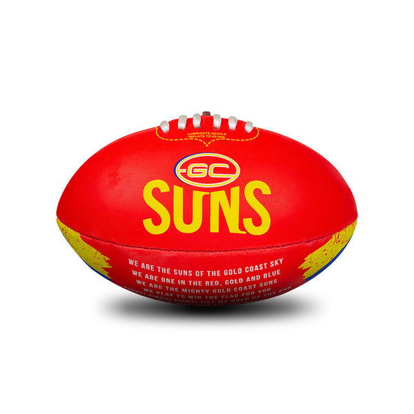 Gold Coast Suns Kids Youths AFL Auskick Playing Pack with Football
