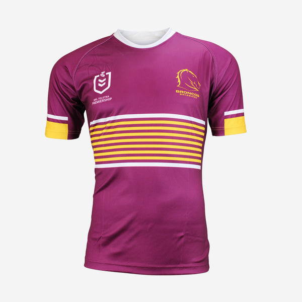 Brisbane Broncos NRL Mens Adults Replica Jerseys