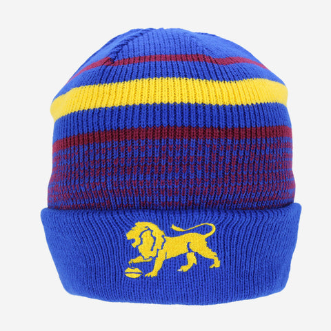 Brisbane Lions Mens Adults Cluster Beanie