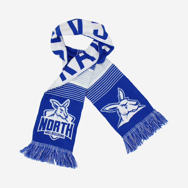 North Melbourne Kangaroos Mens Adults Linebreak Scarf