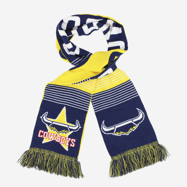 North Queensland Cowboys NRL Mens Adults Linebreak Scarf