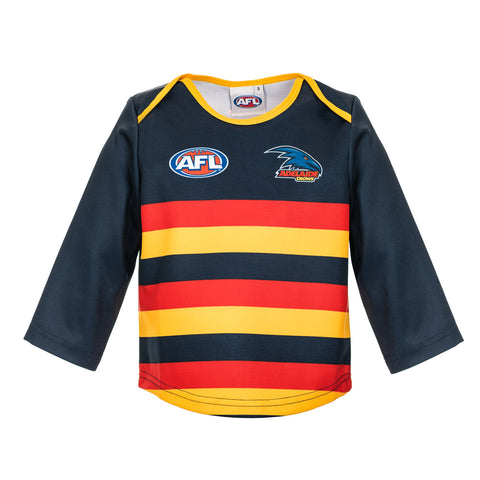 Adelaide Crows Longsleeve Baby Toddlers Footy Jumper Guernsey