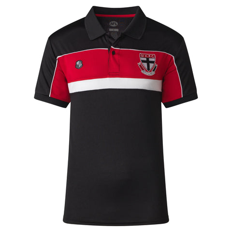 St Kilda Saints AFL Footy Mens Premium Polo T-Shirt