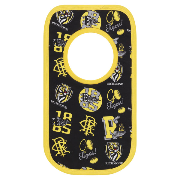 Richmond Tigers Babies Infants 2 Pack Bib Set