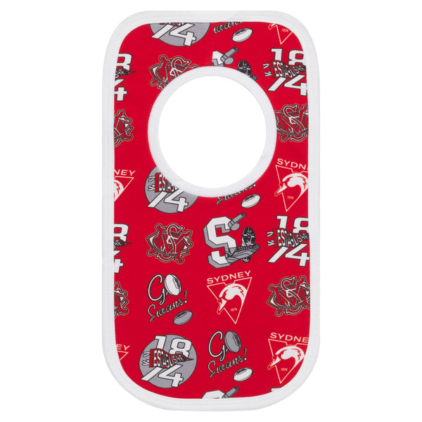 Sydney Swans Babies Infants 2 Pack Bib Set