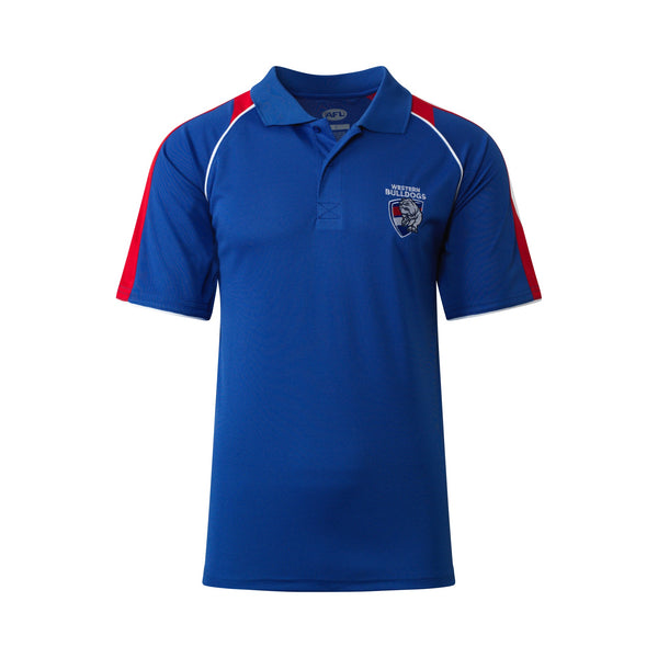 Western Bulldogs Mens Essentials Polo T-Shirt