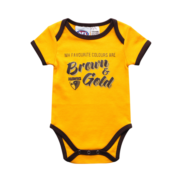 Hawthorn Hawks Babies Infants Romper Onesie