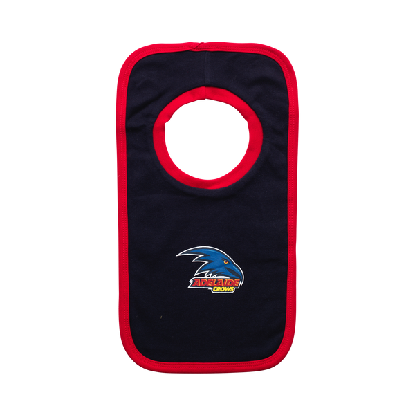 Adelaide Crows Babies Infants 2 Pack Bib Set