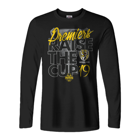 Richmond Tigers Mens 2019 Premiers P2 Long Sleeve Tee