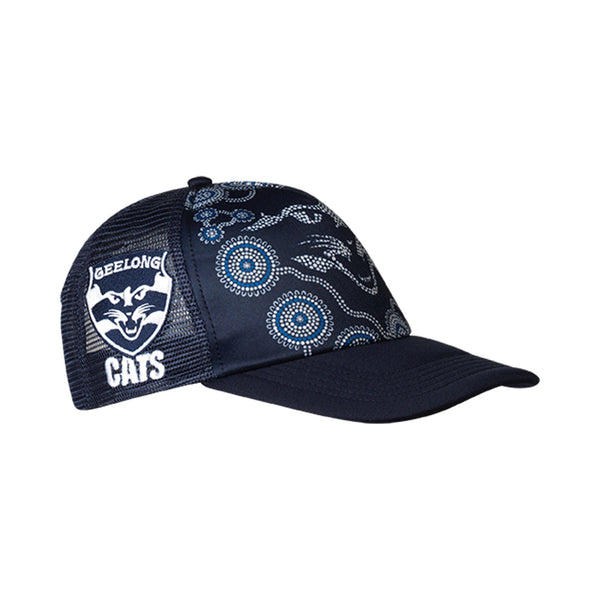 Geelong Cats Mens Adults Indigenous Trucker Cap