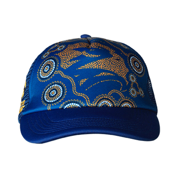 West Coast Eagles Mens Adults Indigenous Trucker Cap