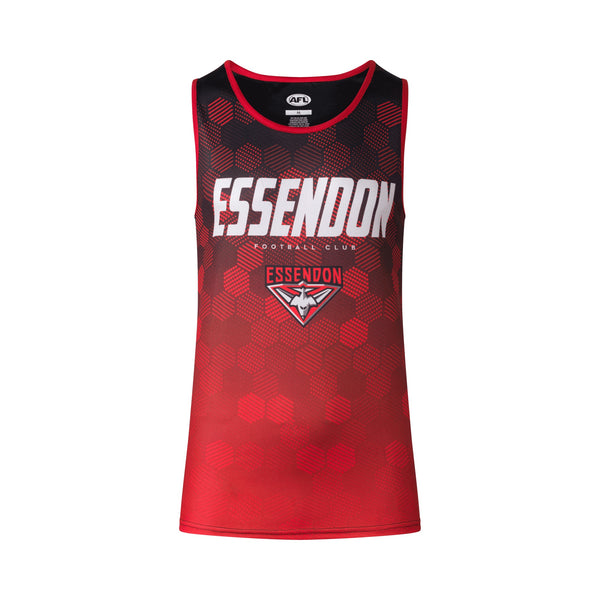 Essendon Bombers Mens Adults Polyester Premium Singlet