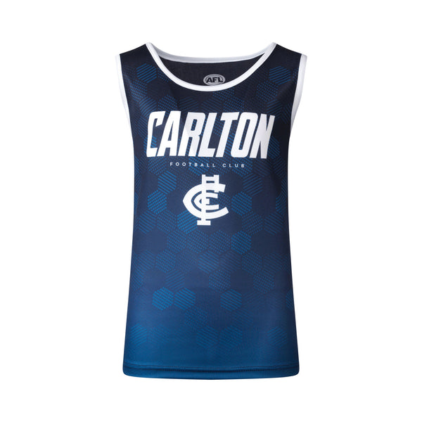 Carlton Blues Youth Premium Singlet