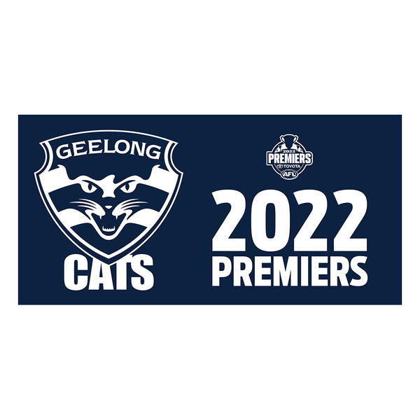 Geelong Cats 2022 Premiers Pole Flag EA 90 x 180cm