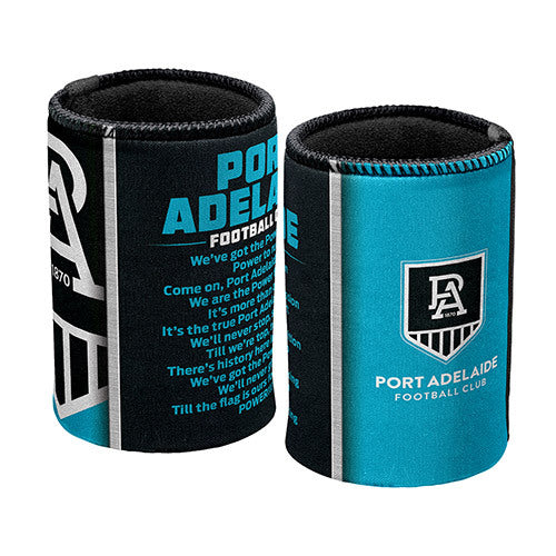 Port Adelaide Power Team Song Can Cooler Stubby Holder