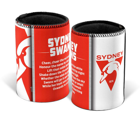 Sydney Swans Team Song Can Cooler Stubby Holder