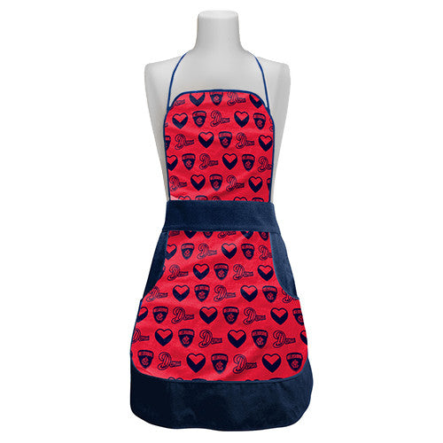 Melbourne Demons Ladies Retro BBQ Apron