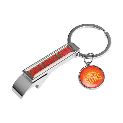Gold Coast Suns Bottle Opener Keyring - Spectator Sports Online