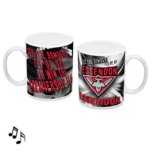 Essendon Bombers Musical Ceramic Mug