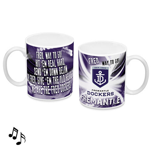 Fremantle Dockers Musical Ceramic Mug