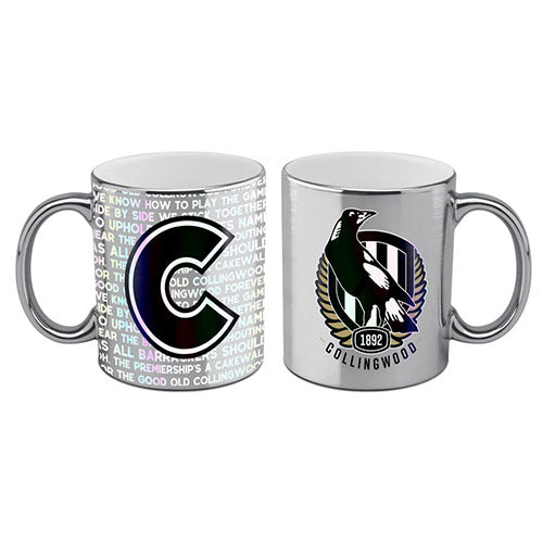 Collingwood Magpies Metallic Coffee Mug Cup
