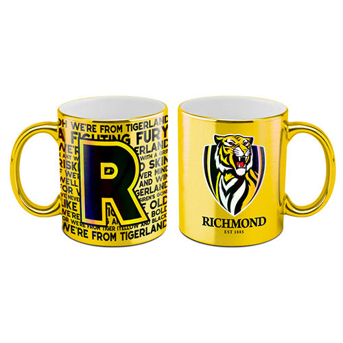 Richmond Tigers Metallic Coffee Mug Cup