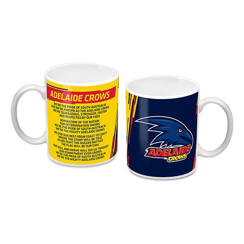 Adelaide Crows Logo and Song Mug