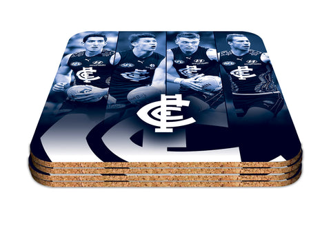 Carlton Blues Set of 4 Player Coaster