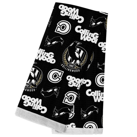 Collingwood Magpies AFL Cotton Tea Towel