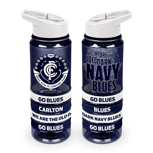 Carlton Blues Tritan Rubber Bands Bottle