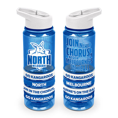 North Melbourne Kangaroos Tritan Rubber Bands Bottle