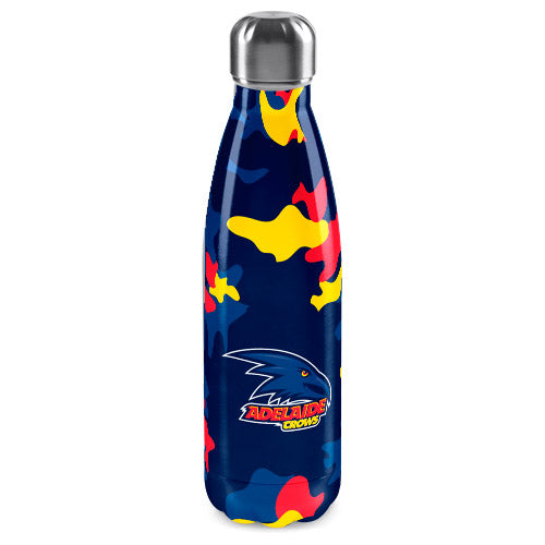 Adelaide Crows Stainless Steel Wrap Bottle