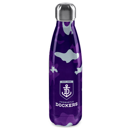 Fremantle Dockers Stainless Steel Wrap Bottle