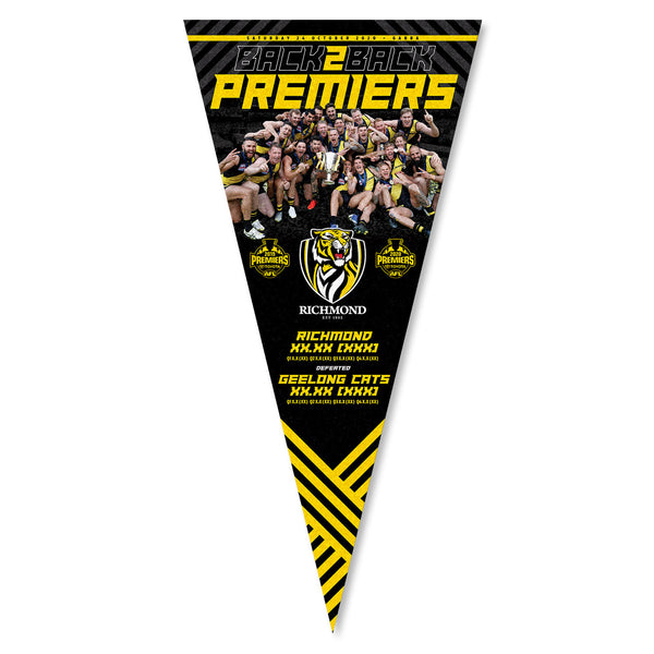 Richmond Tigers 2020 Premiers Image Pennant Score PH2