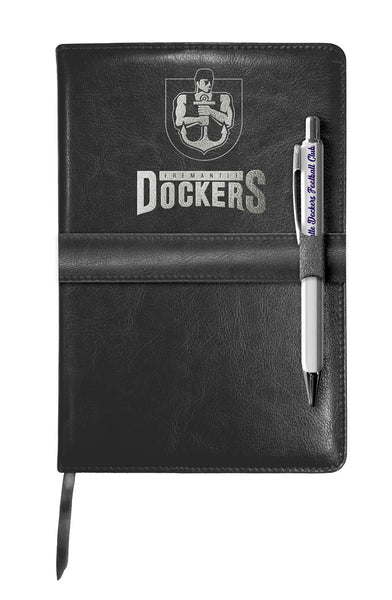 Fremantle Dockers Heritage Notebook and Pen Gift Pack